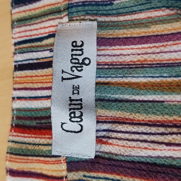 Coeur DE Vague short sleeve blouse. - Picture 5 of 6